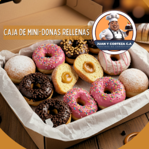 Cajas de Mini Donas Rellenas